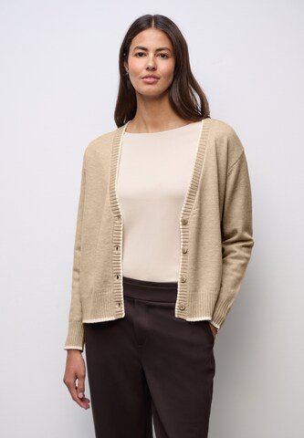 STREET ONE Strickjacke in Beige: Vorderseite