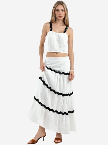 Tenue d'intérieur MSN Collection en blanc : devant