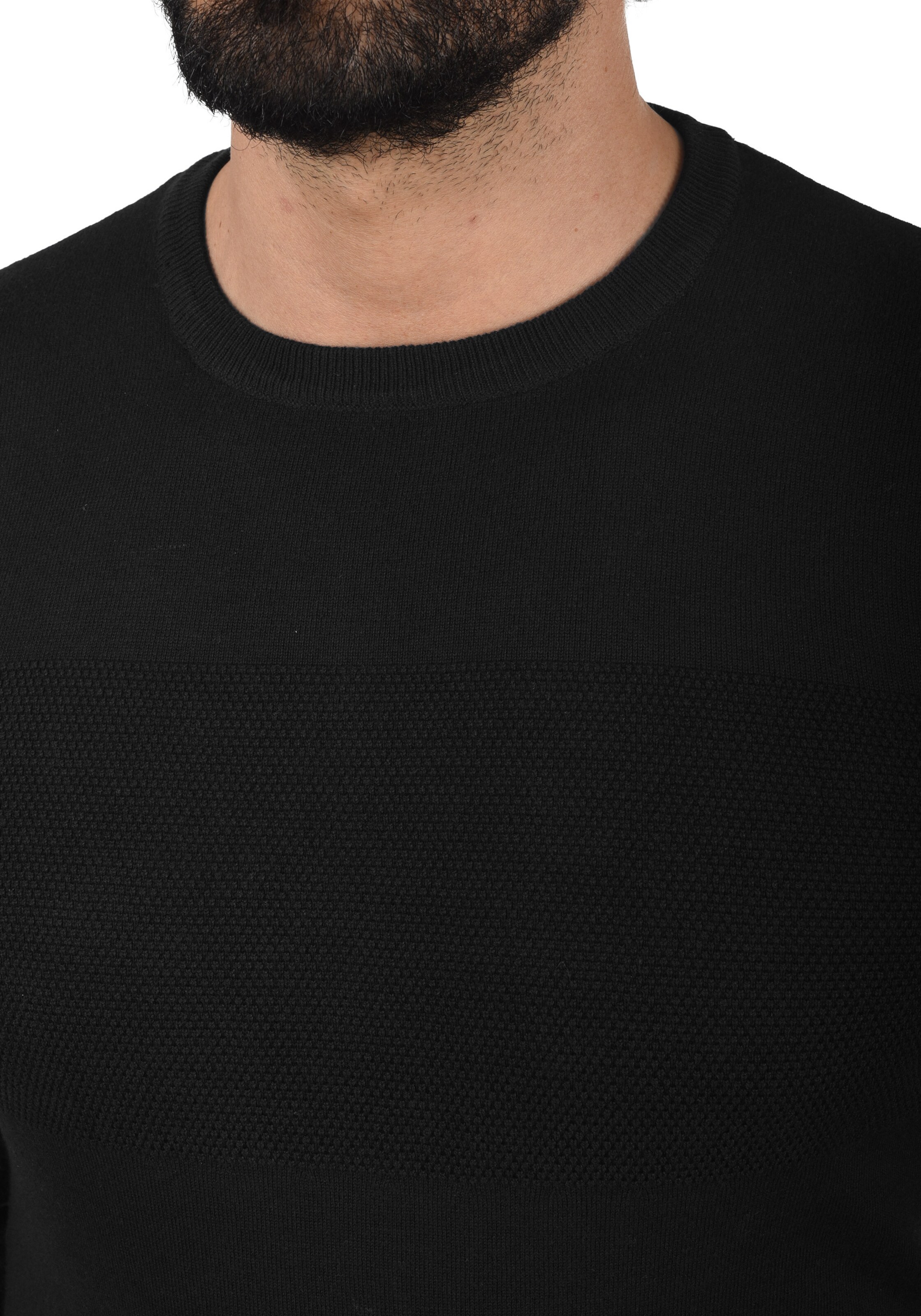 INDICODE JEANS Pullover 'Ernesto' in Schwarz