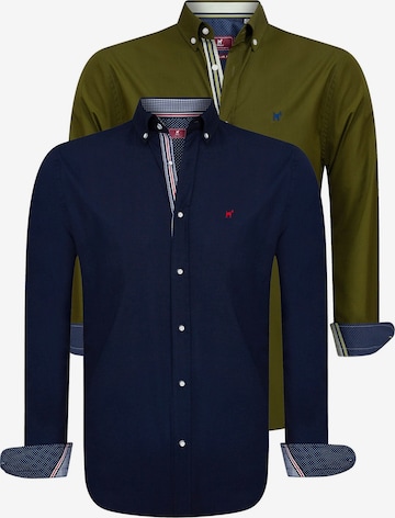 Williot Regular fit Button Up Shirt in Blue: front