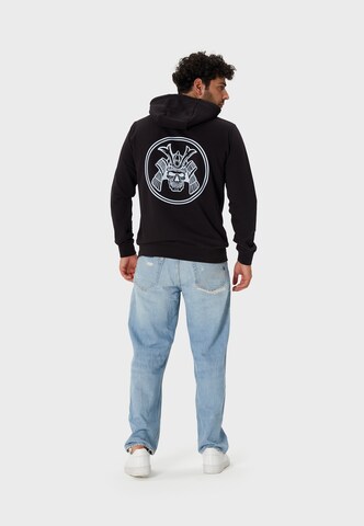 Oldskull Zip-Up Hoodie in Black