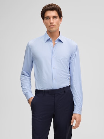 Coupe regular Chemise business STRELLSON en bleu : devant