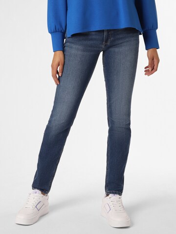 Marc O'Polo Skinny Jeans 'Alva' in Blauw: voorkant