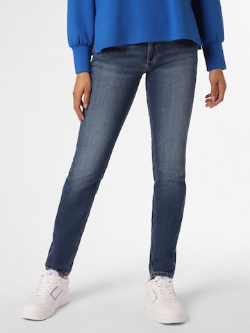 Marc O'Polo Skinny Jeans 'Alva' in Blauw: voorkant