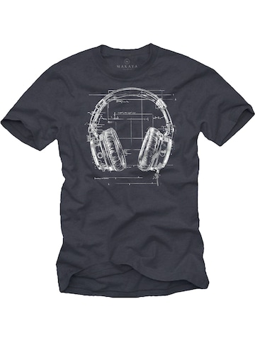 MAKAYA Shirt in Grey: front