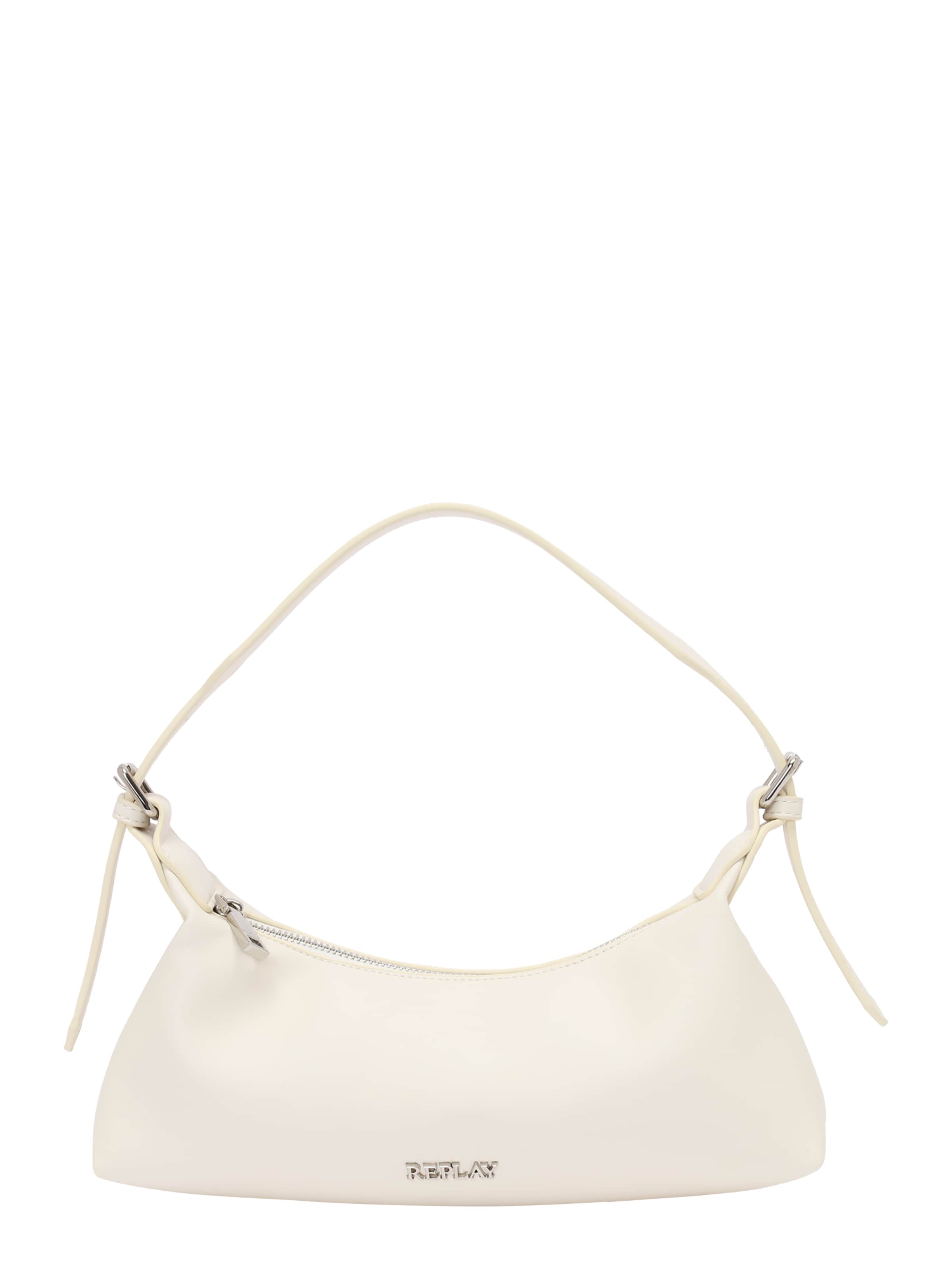 REPLAY Skuldertaske i hvid: forside