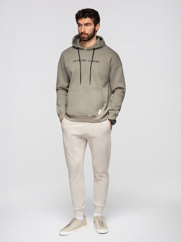 Effilé Pantalon de sport Ombre en gris