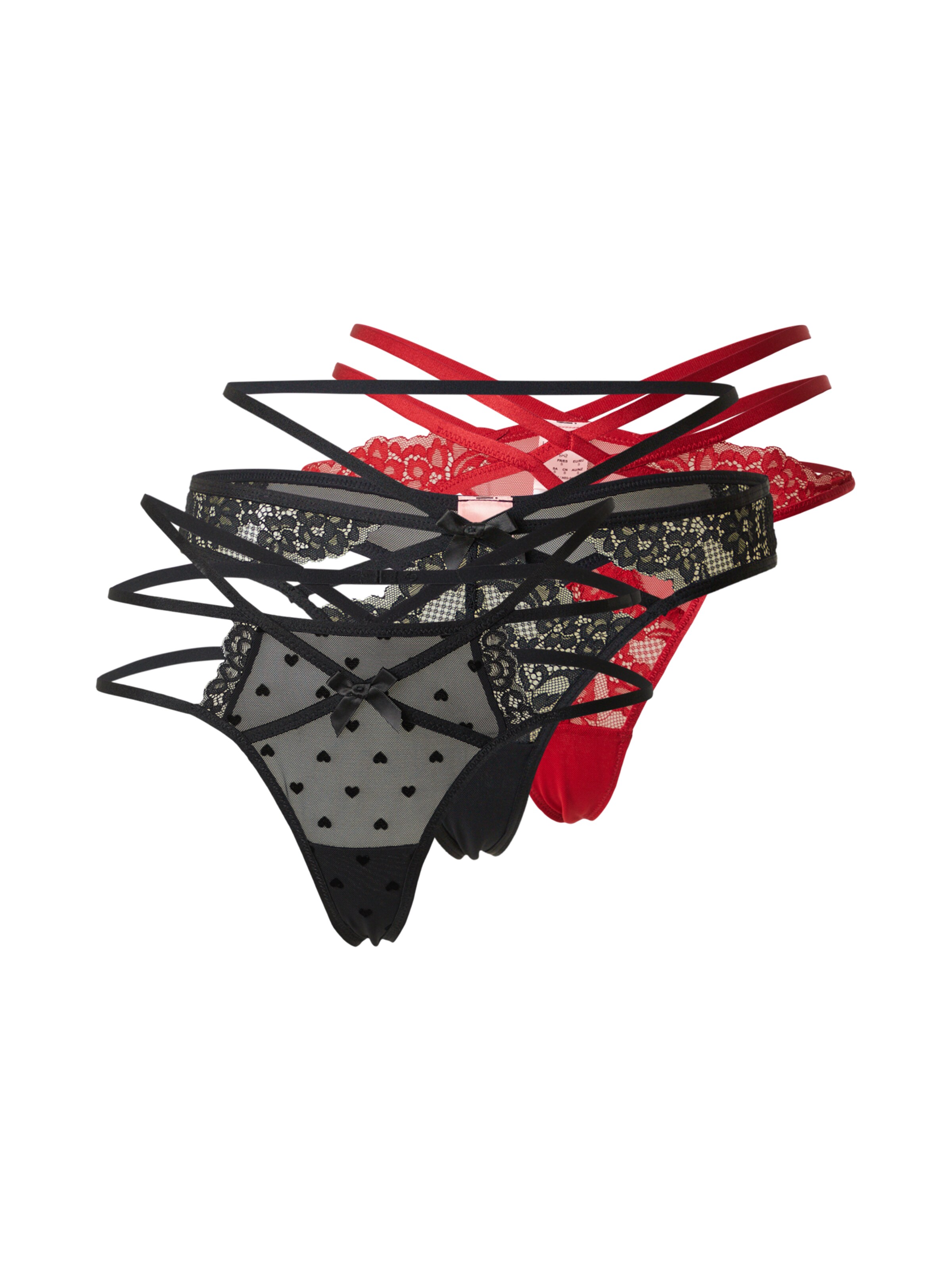 Hunkemöller Thong in Red: front