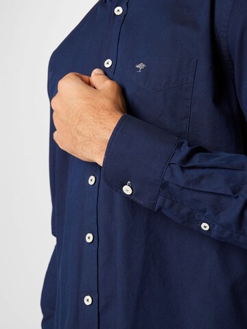 FYNCH-HATTON - Ajuste regular Camisa de negocios en azul