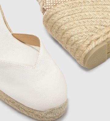 Espadrilles 'Chiara' Castañer en blanc