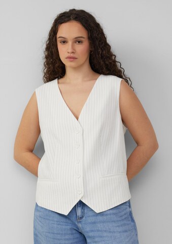 Gilet QS en blanc : devant