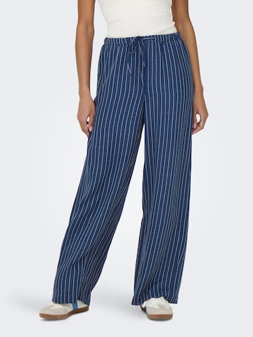 JDY Loosefit Broek 'JDYPower' in Blauw: voorkant