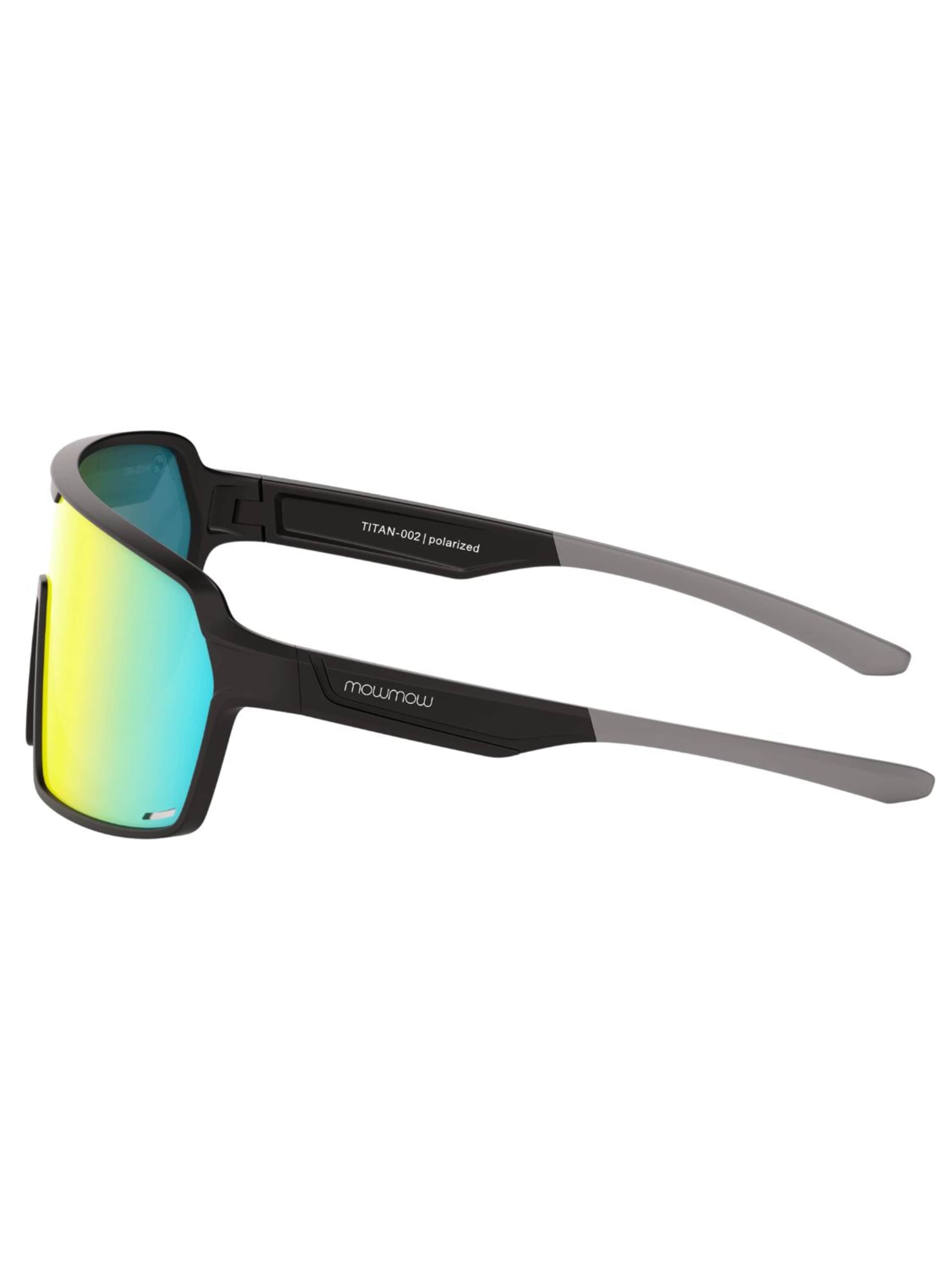 Lunettes de soleil sport 'MowMow Titan Sunglasses - Sports Glasses - Cycling Glasses - Men - Women' Mowmow en or