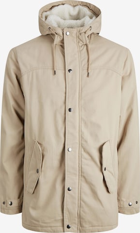 Parka mi-saison 'STATE' JACK & JONES en beige : devant