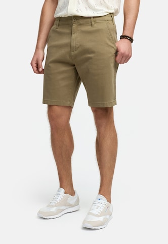 INDICODE JEANS Regular Trousers 'Seven' in Beige