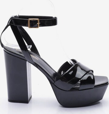 Saint Laurent Sandals & High-Heeled Sandals in 39,5 in Black: front