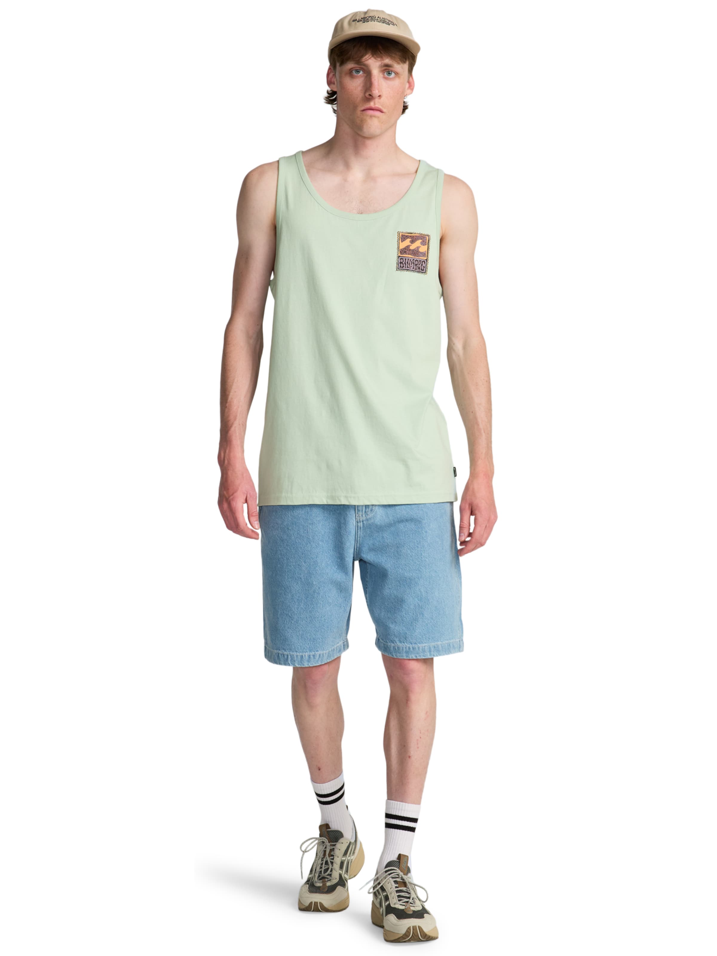 Tricou 'Stamp' de la BILLABONG pe verde