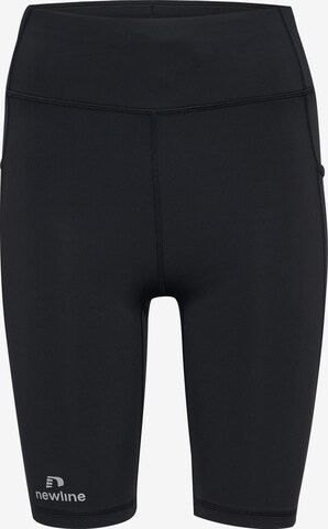 Coupe slim Pantalon de sport Newline en noir : devant