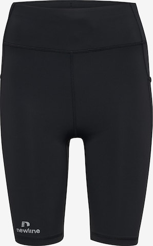 Coupe slim Pantalon de sport Newline en noir : devant