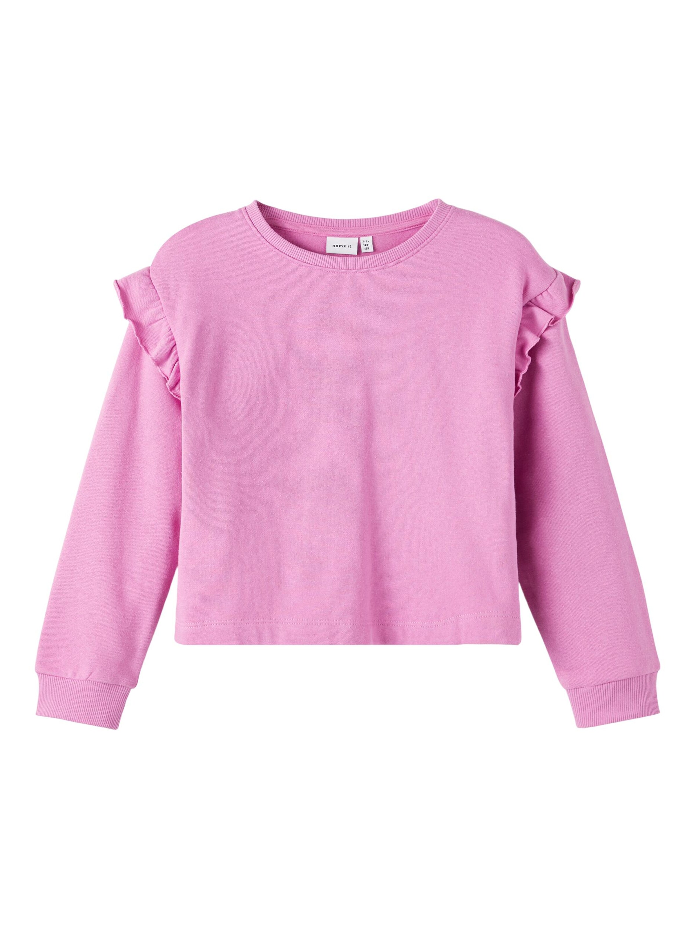 Kinder Teens (Gr. 140-176) NAME IT Sweatshirt 'Oksus' in Hellpink - VC11289 Kinder Teens (Gr. 140-176) NAME IT Sweatshirt 'Oksus' in Hellpink - VC11289