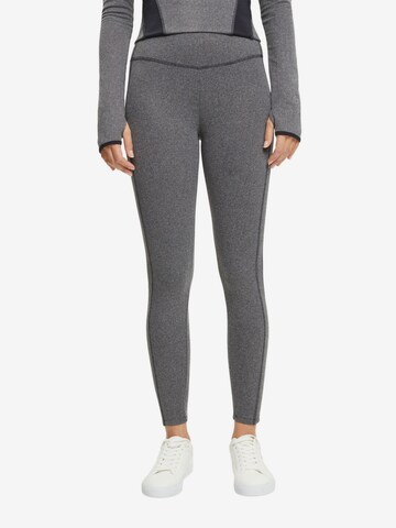 ESPRIT Slim fit Workout Pants in Grey: front