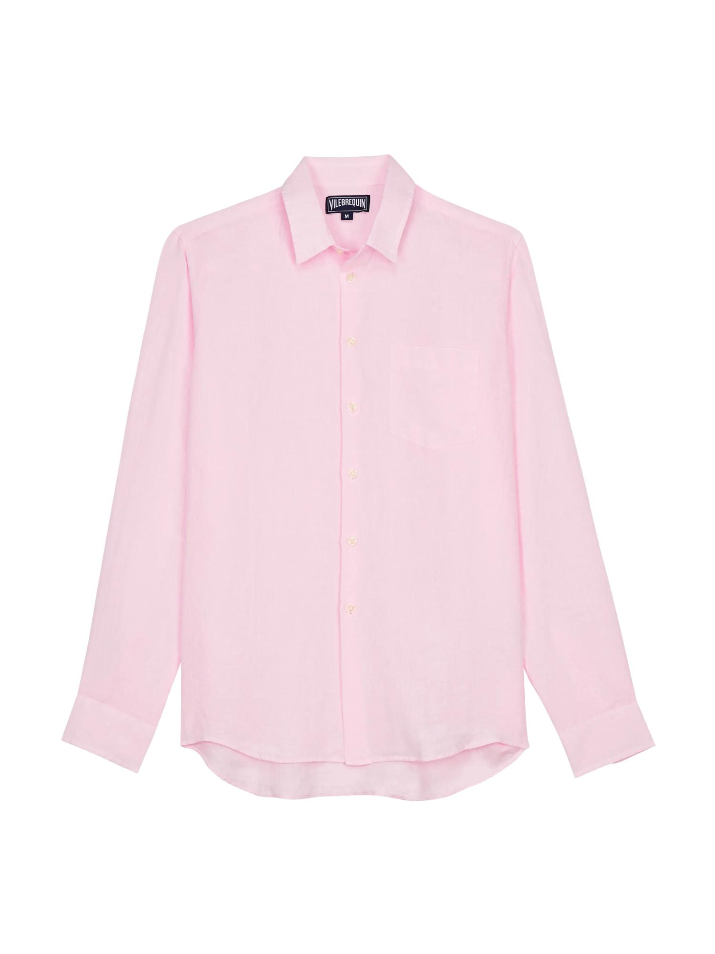 Regular fit Camicia di Vilebrequin in rosa: frontale