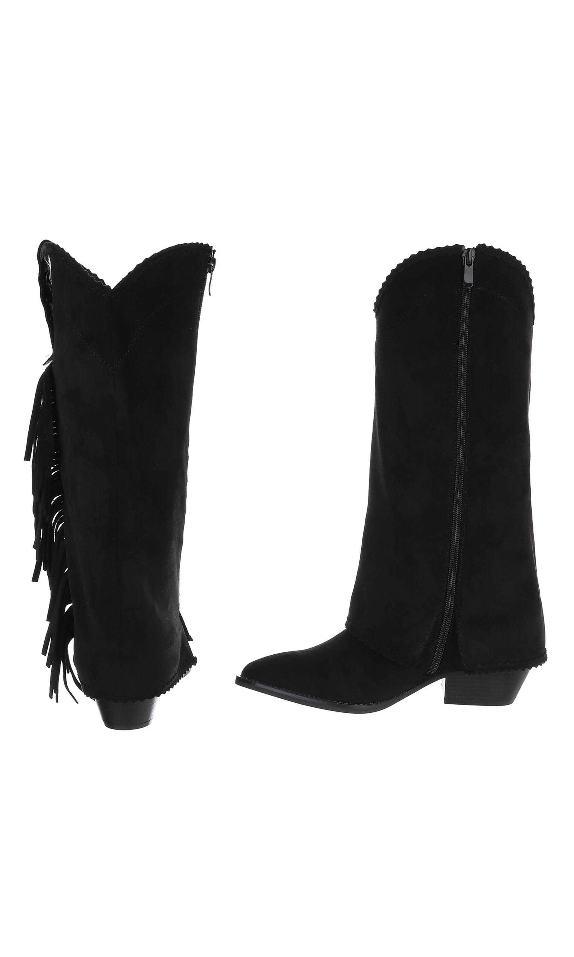 Ital-Design Boots in Schwarz