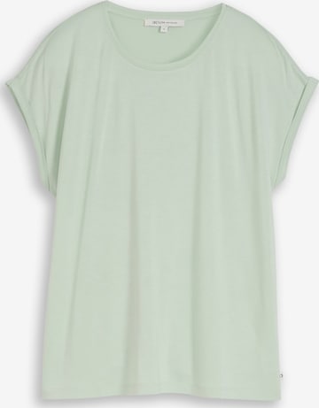 TOM TAILOR DENIM Majica | zelena barva: sprednja stran