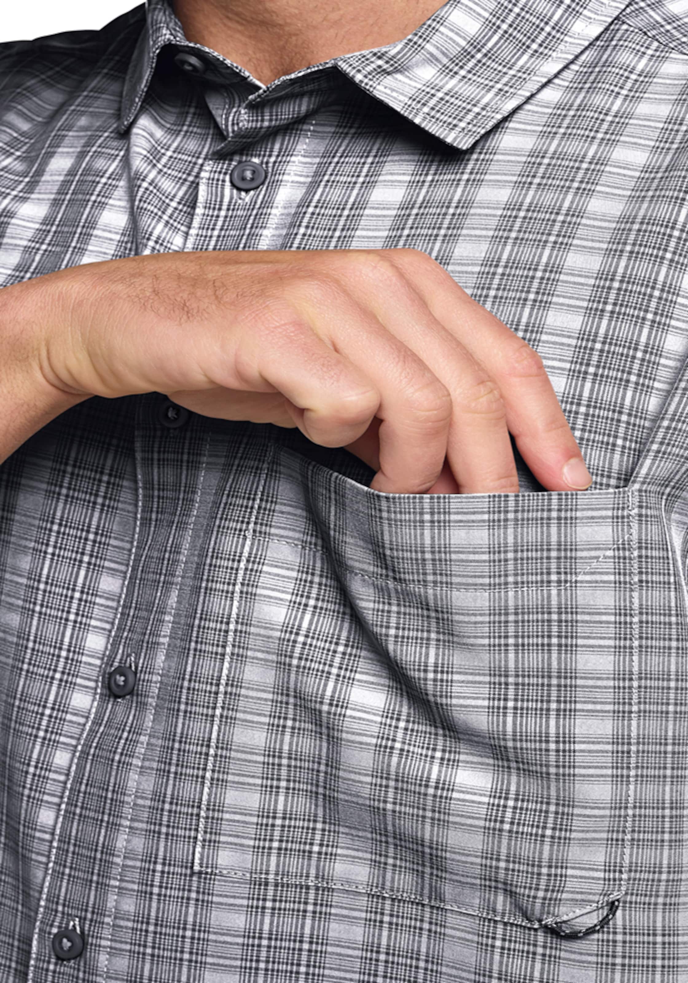 JACK WOLFSKIN Regular Fit Funktionshemd 'Meseta' in Weiß