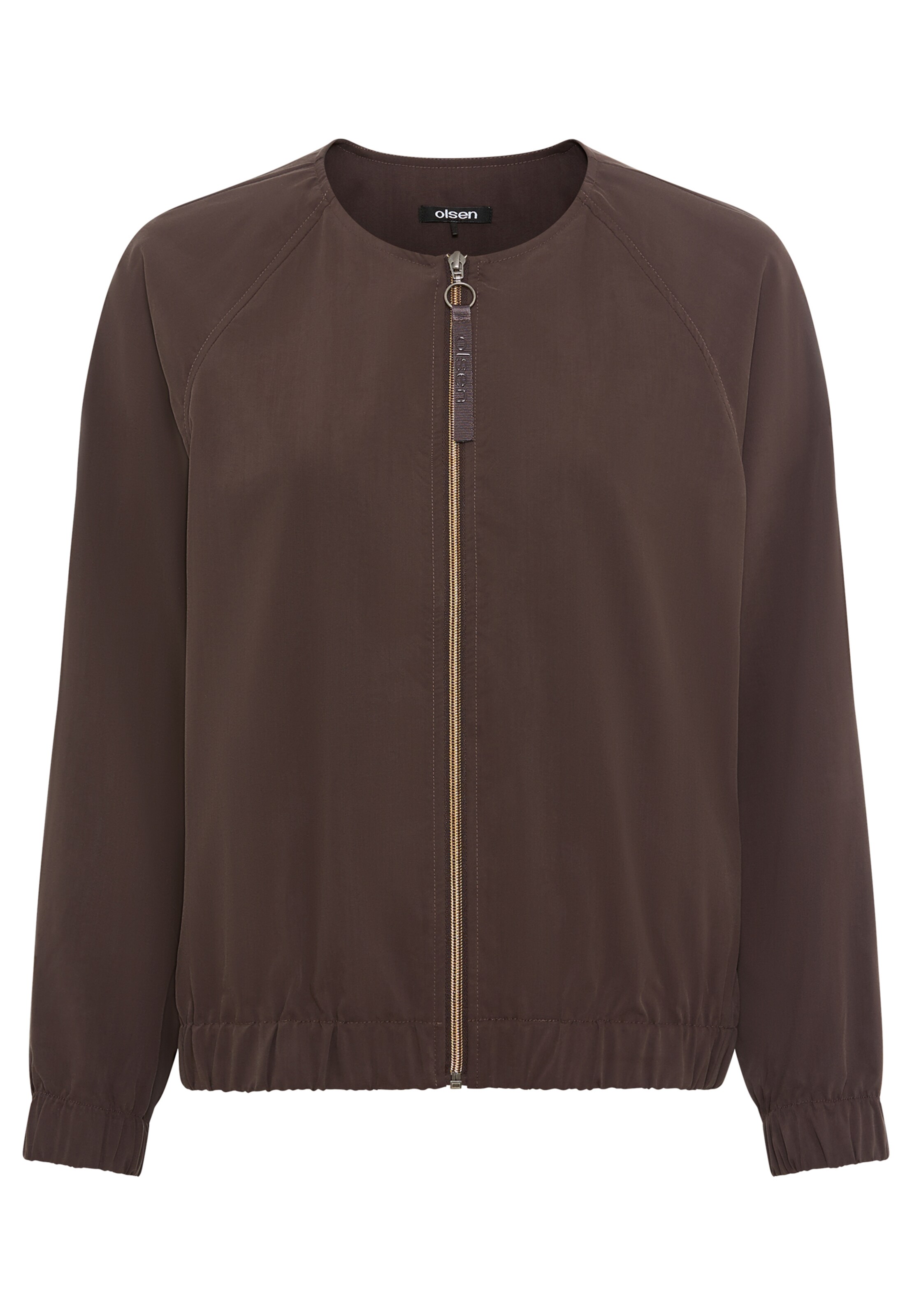 Olsen Between-Season Jacket in Brown: front