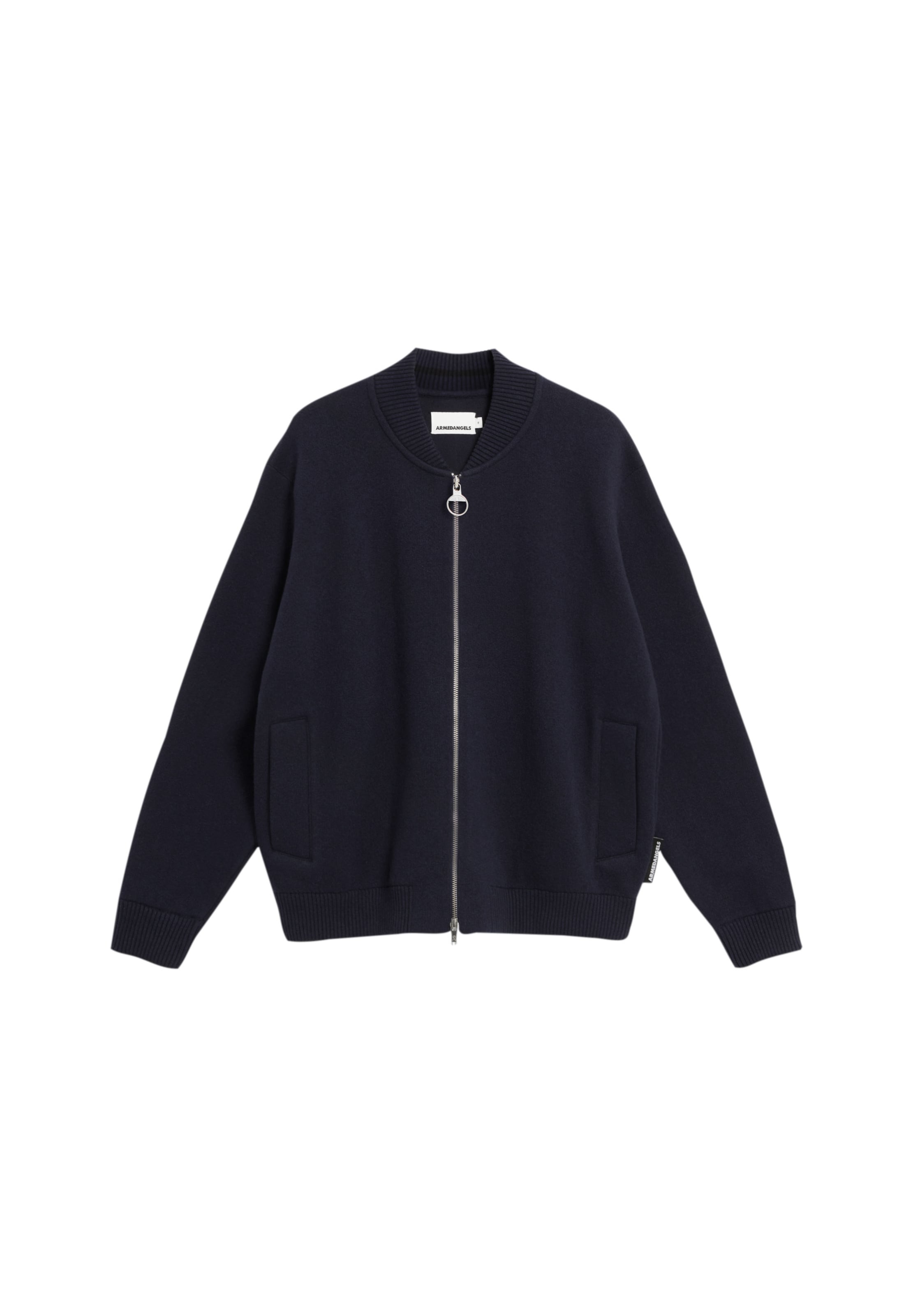 ARMEDANGELS Strickjacke 'Yaakov' in Blau: Vorderseite