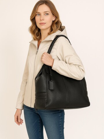 COLLEZIONE ALESSANDRO Shoulder Bag 'Basilico' in Black: front