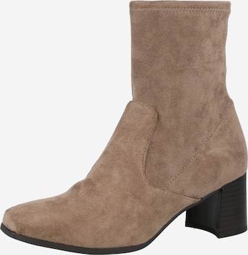 CAPRICE Ankle Boots in Beige: front