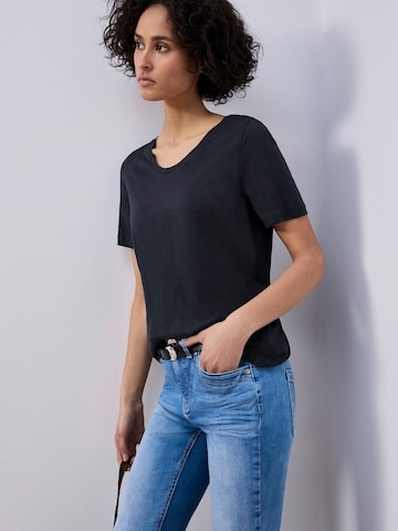 STREET ONE - Camiseta 'New Gerda' en azul: frente