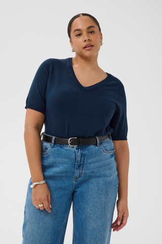 KAFFE CURVE - Jersey 'Lizzy' en azul