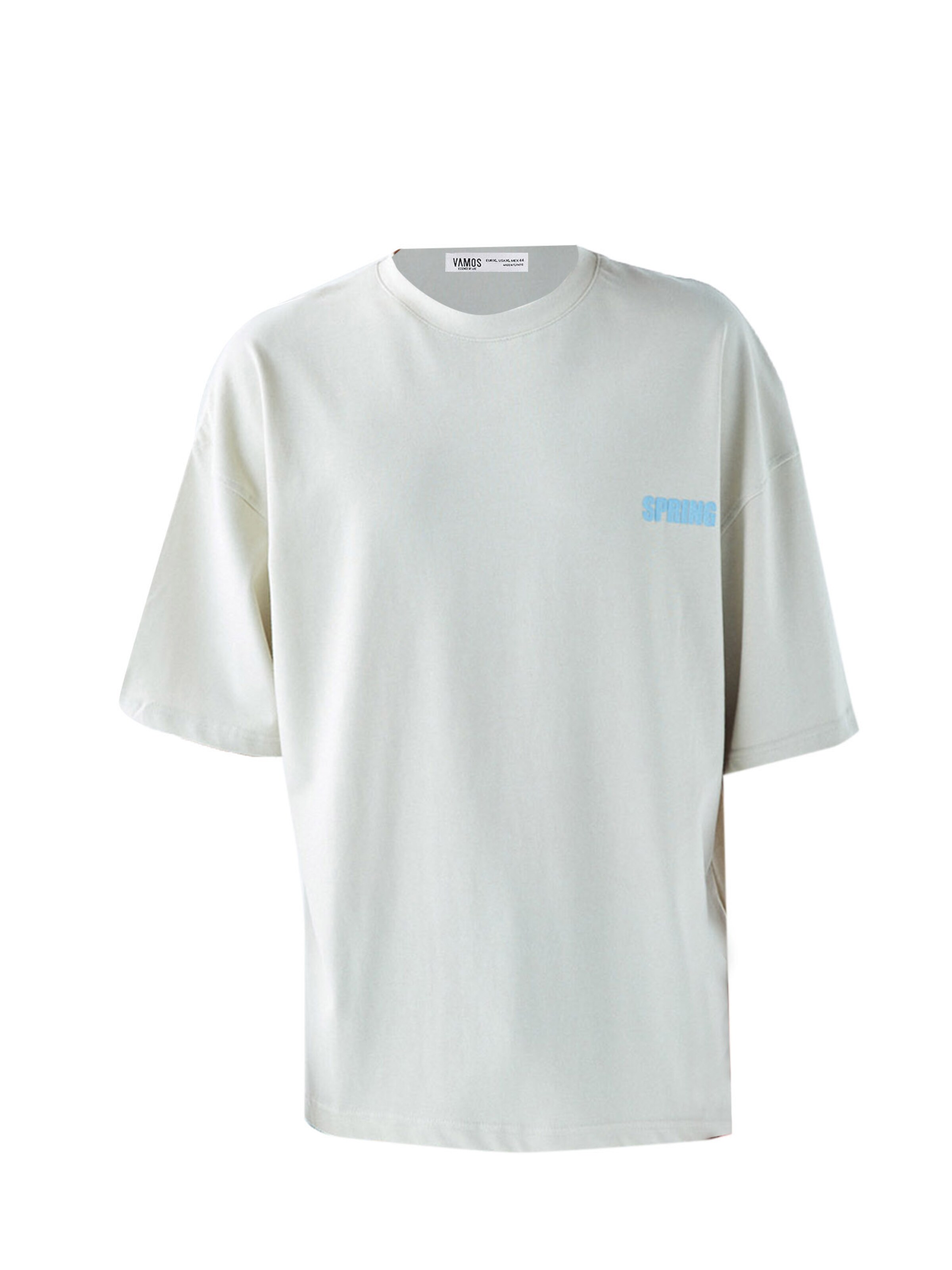 VAMOS CLO Tričko – šedá: přední strana