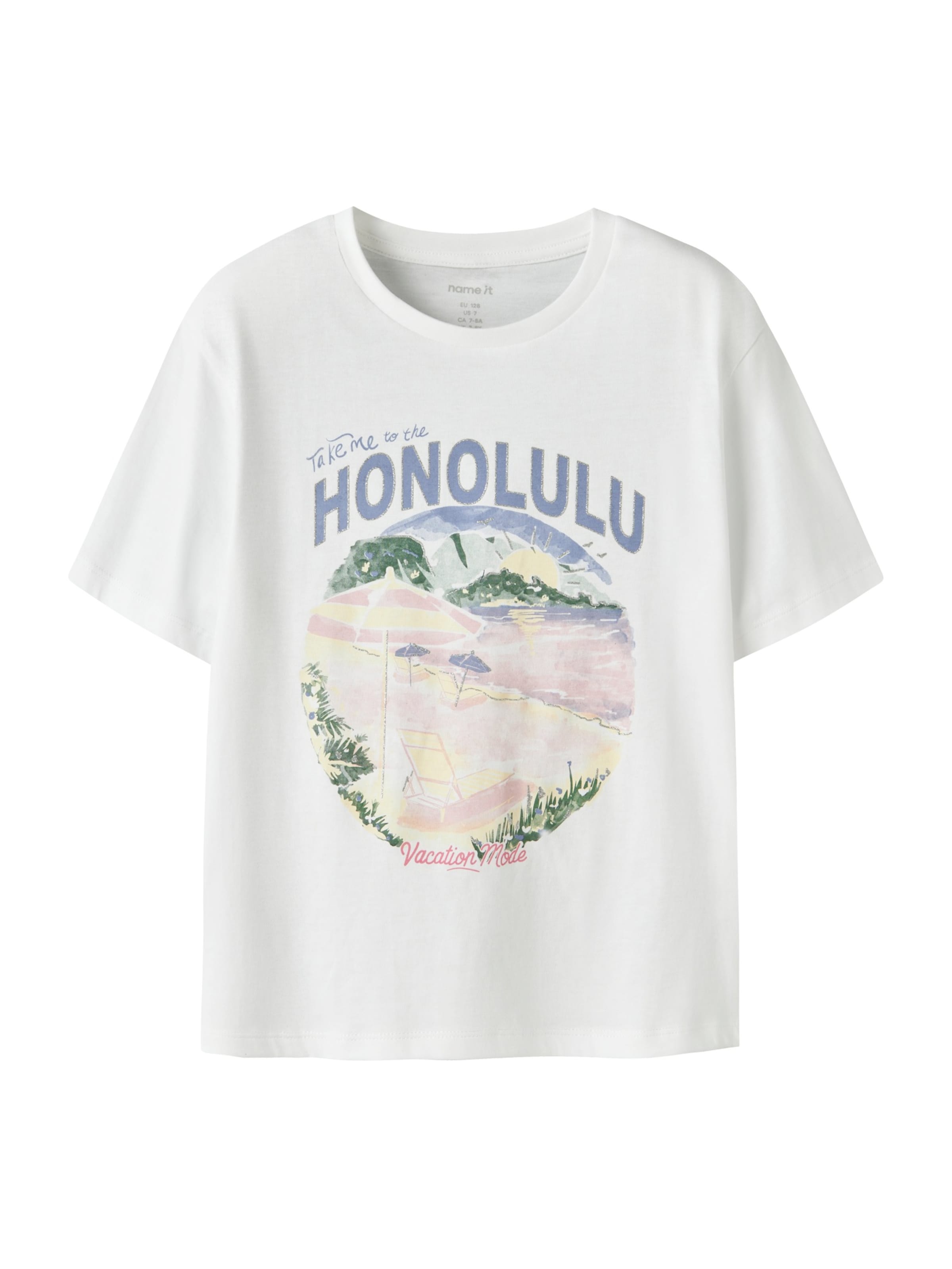 NAME IT Shirt 'NKFJAMILLO' in White: front