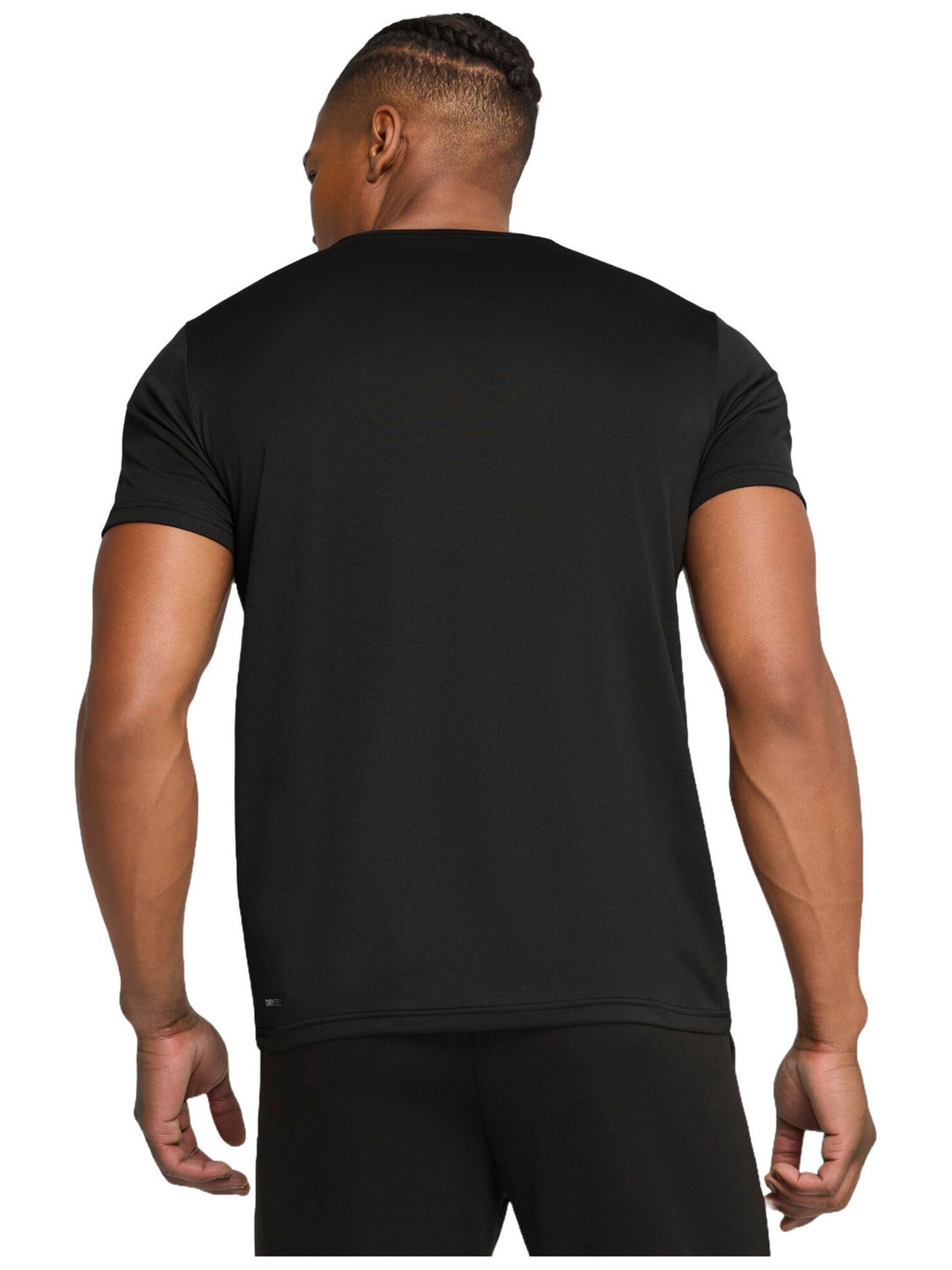 PUMA Shirt 'Puma M Tad Essentials Solid Cat Tee'‌‌‌‌‌‌‌‌‌‌ in Schwarz