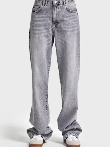 IT'S BASIC Loosefit Jeans 'Loose High Rise Jeans' in Grijs