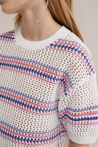 Pull-over WE Fashion en blanc
