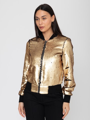 Bombers - Chaqueta de entretiempo 'GLITTER WOMEN' en amarillo: frente