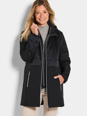 Goldner Between-seasons coat in Black: front