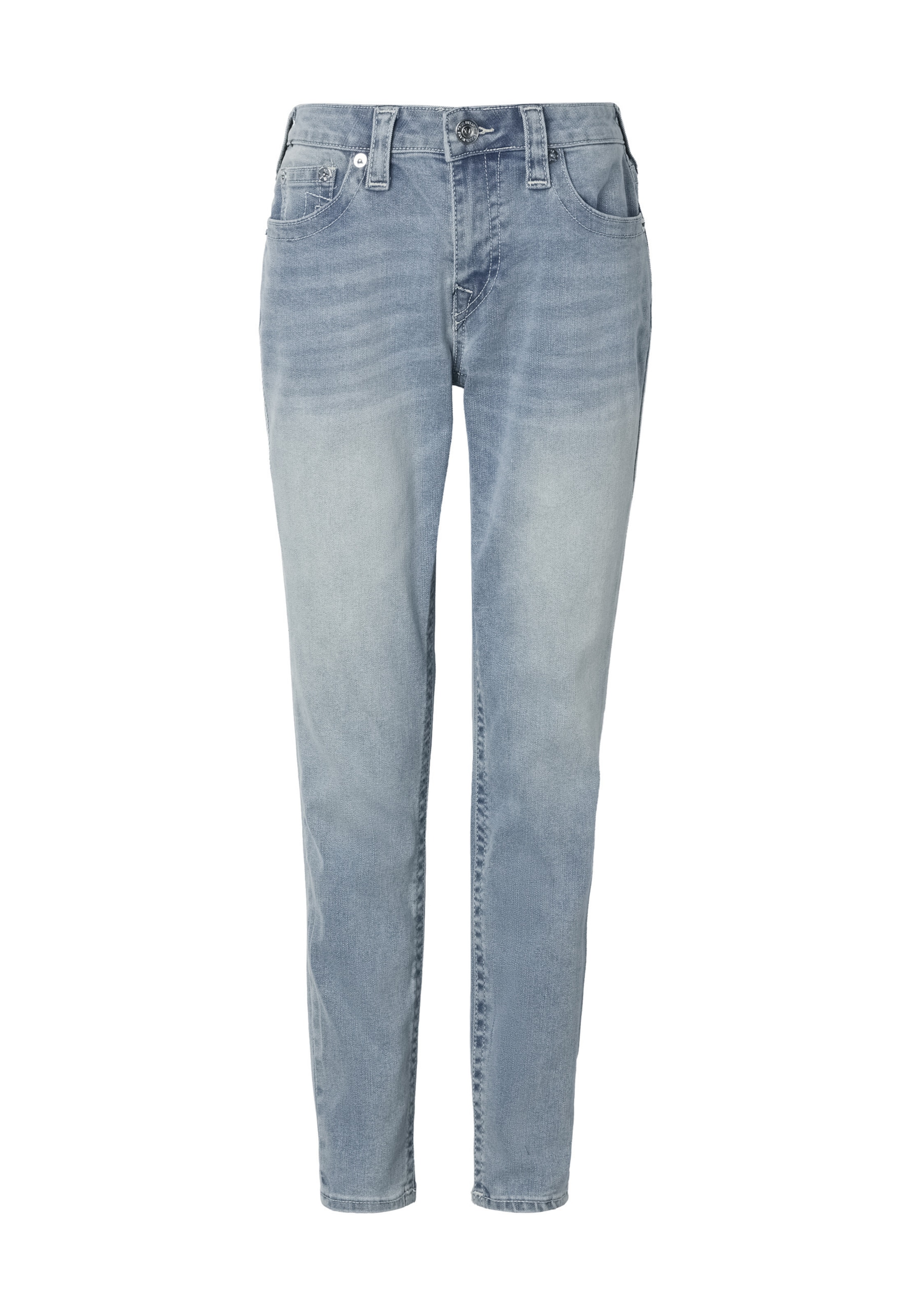 Skinny Jean 'Jennie' True Religion en bleu : devant