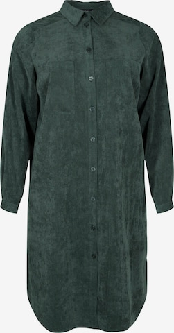 Zizzi Shirt Dress 'Katie' in Green: front