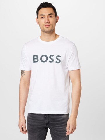 BOSS Green T-shirt i vit: framsida