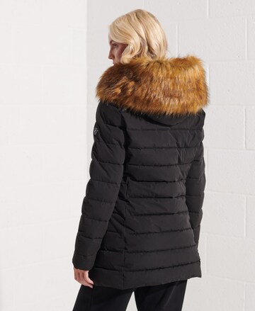 Superdry Steppmantel 'Arctic' in Schwarz