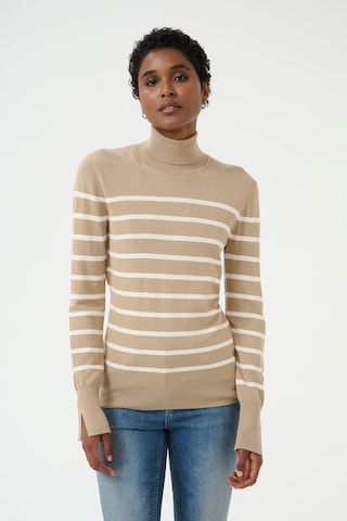 CULTURE Trui in Beige: voorkant