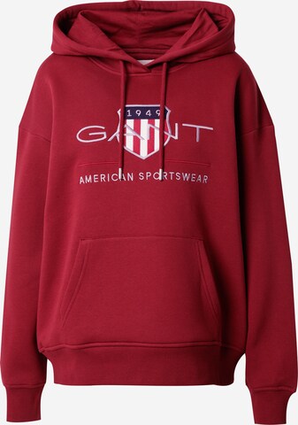 Sweat-shirt GANT en rouge : devant