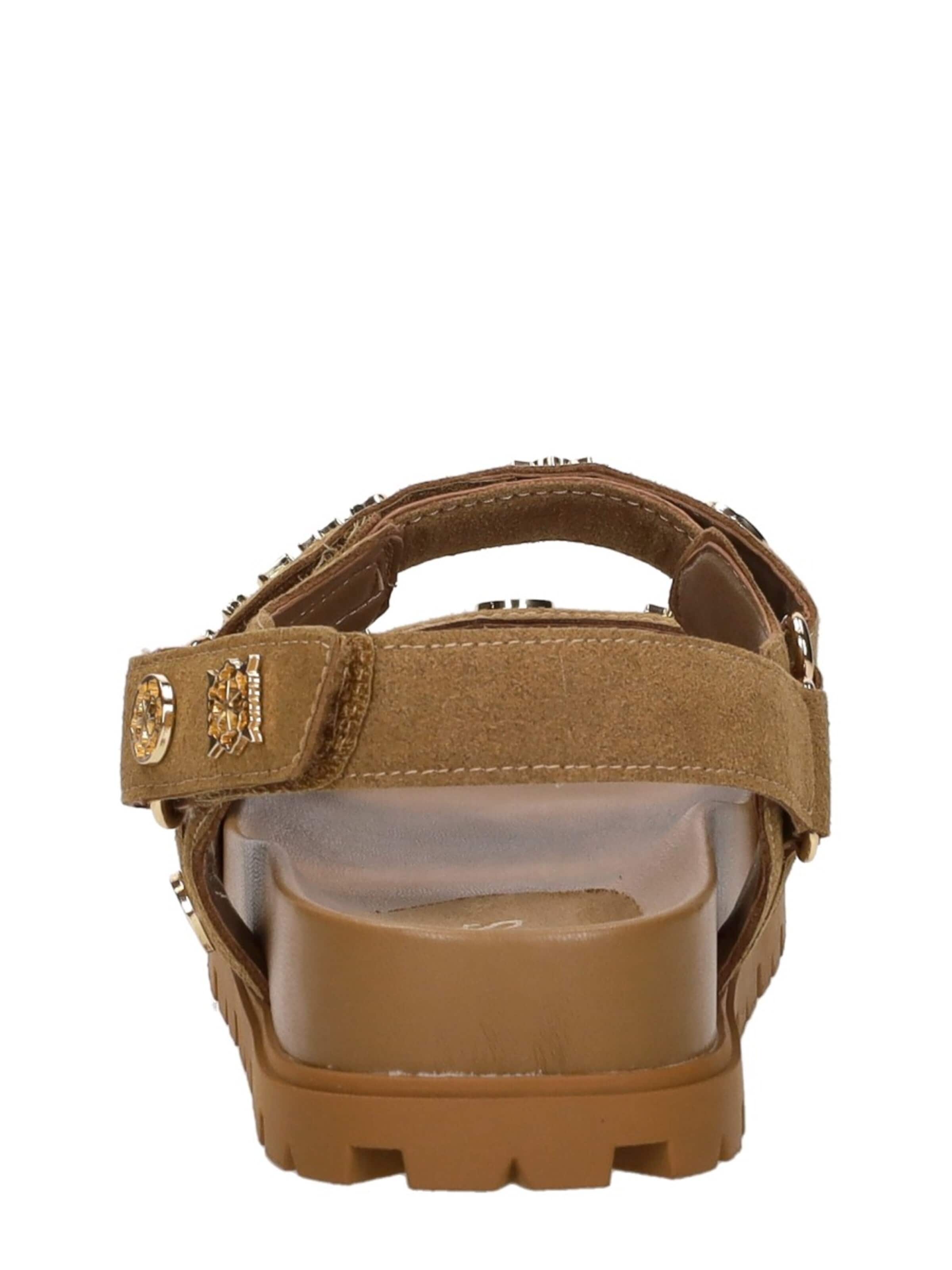 GUESS Sandale 'Florizi'‌‌‌‌‌‌ in Braun