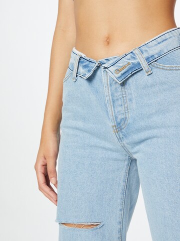 Edikted Wide leg Jeans 'Raquel' i blå